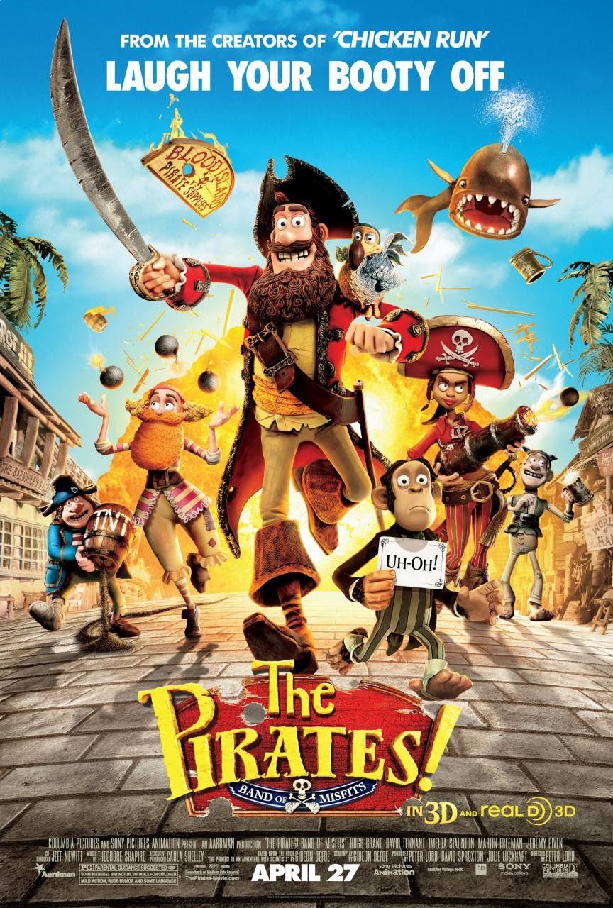 دانلود دوبله فارسی فیلم The Pirates Band of Misfits 2012