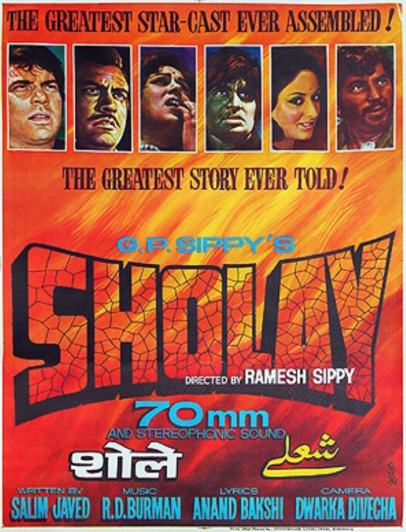 دانلود دوبله فارسی فیلم Sholay 1975