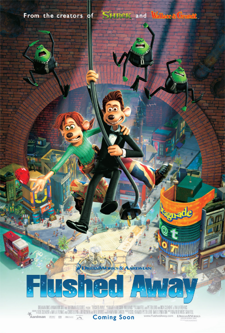 دانلود دوبله فارسی فیلم Flushed Away 2006