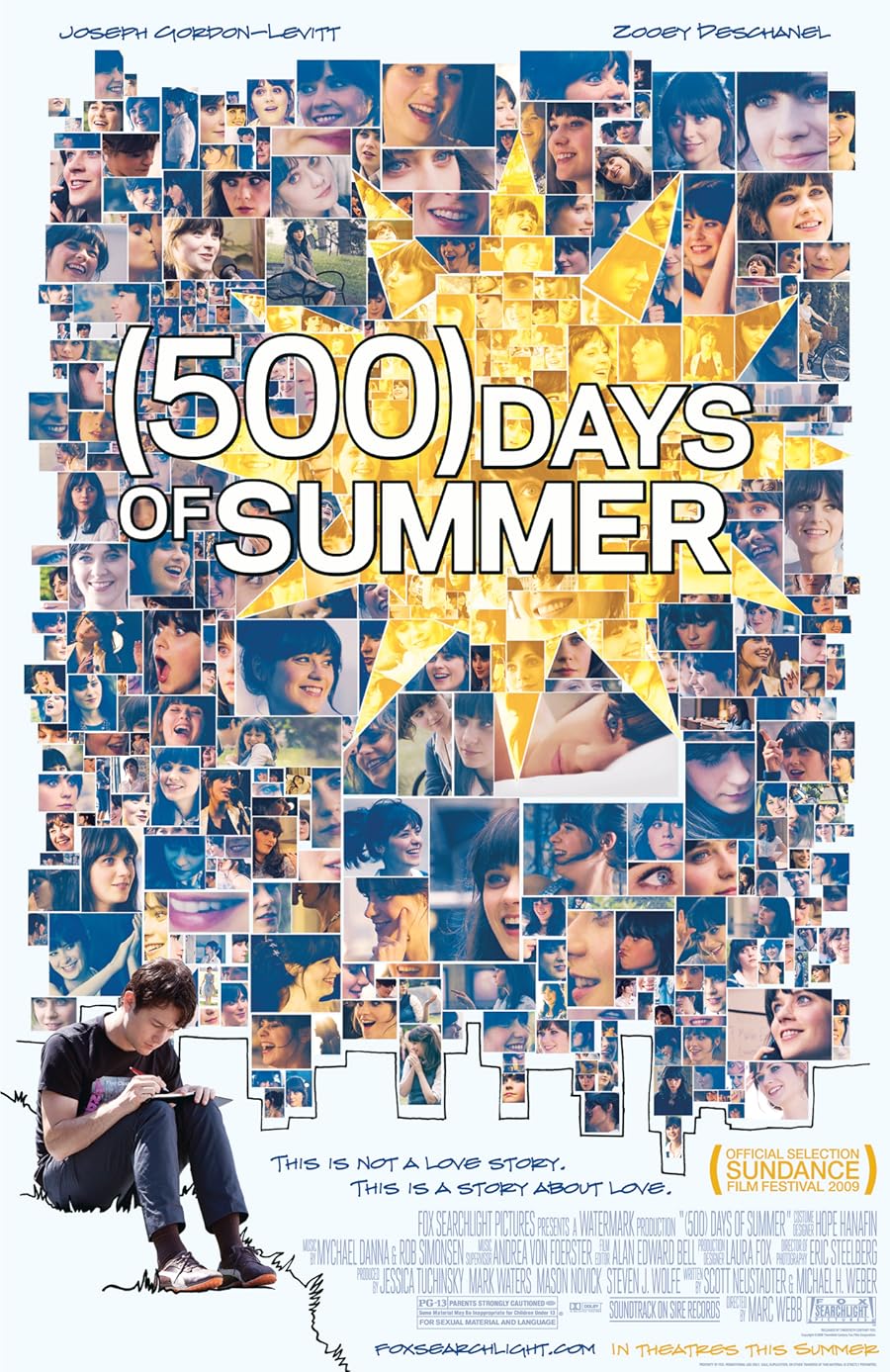 دانلود فیلم 500 Days of Summer 2009 با زیرنویس چسبیده